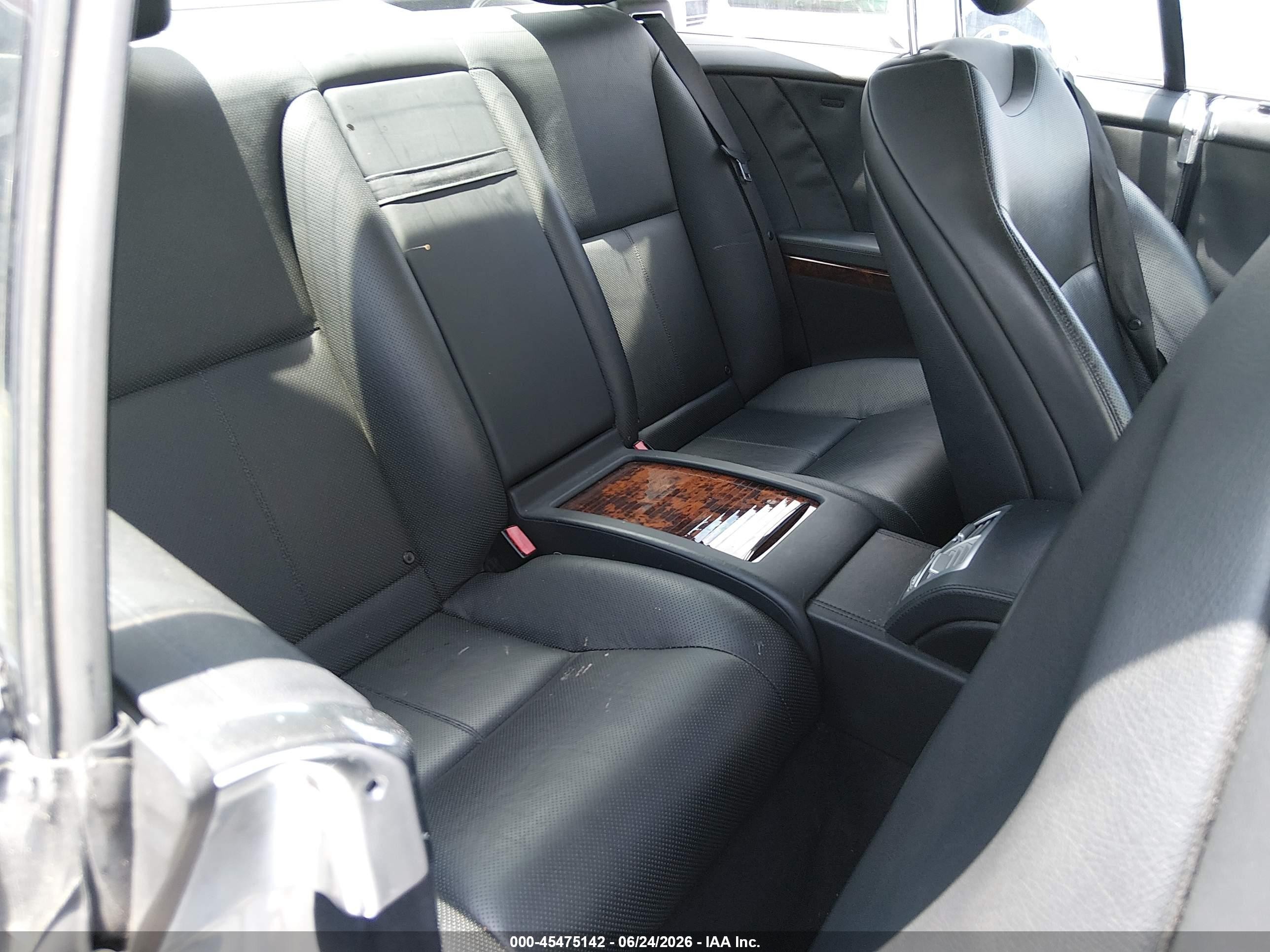 2008 Mercedes-benz Cl 550   Silver vin: WDDEJ71X98A018726