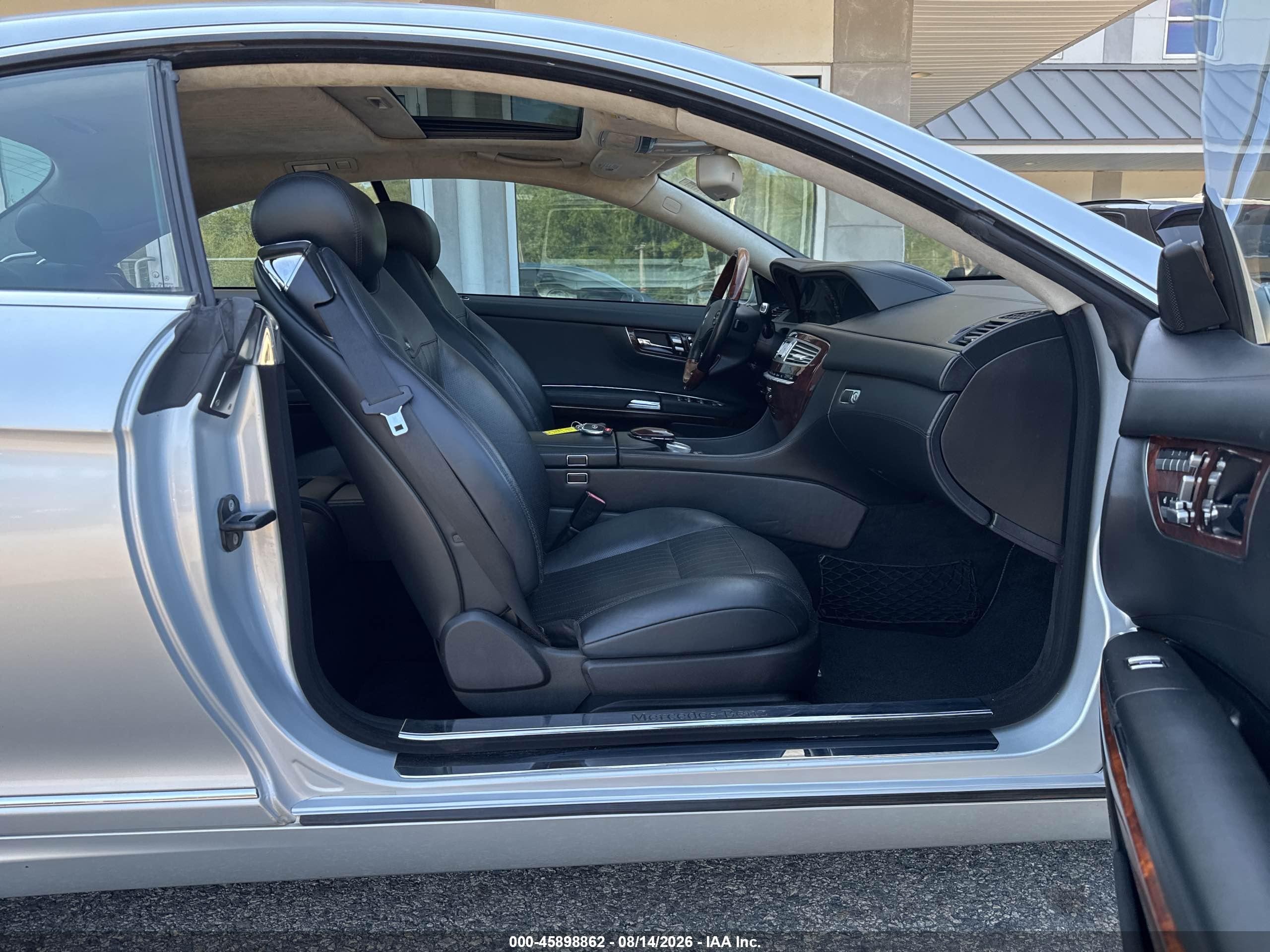 2008 Mercedes-benz Cl 600   Silver vin: WDDEJ76X28A017815