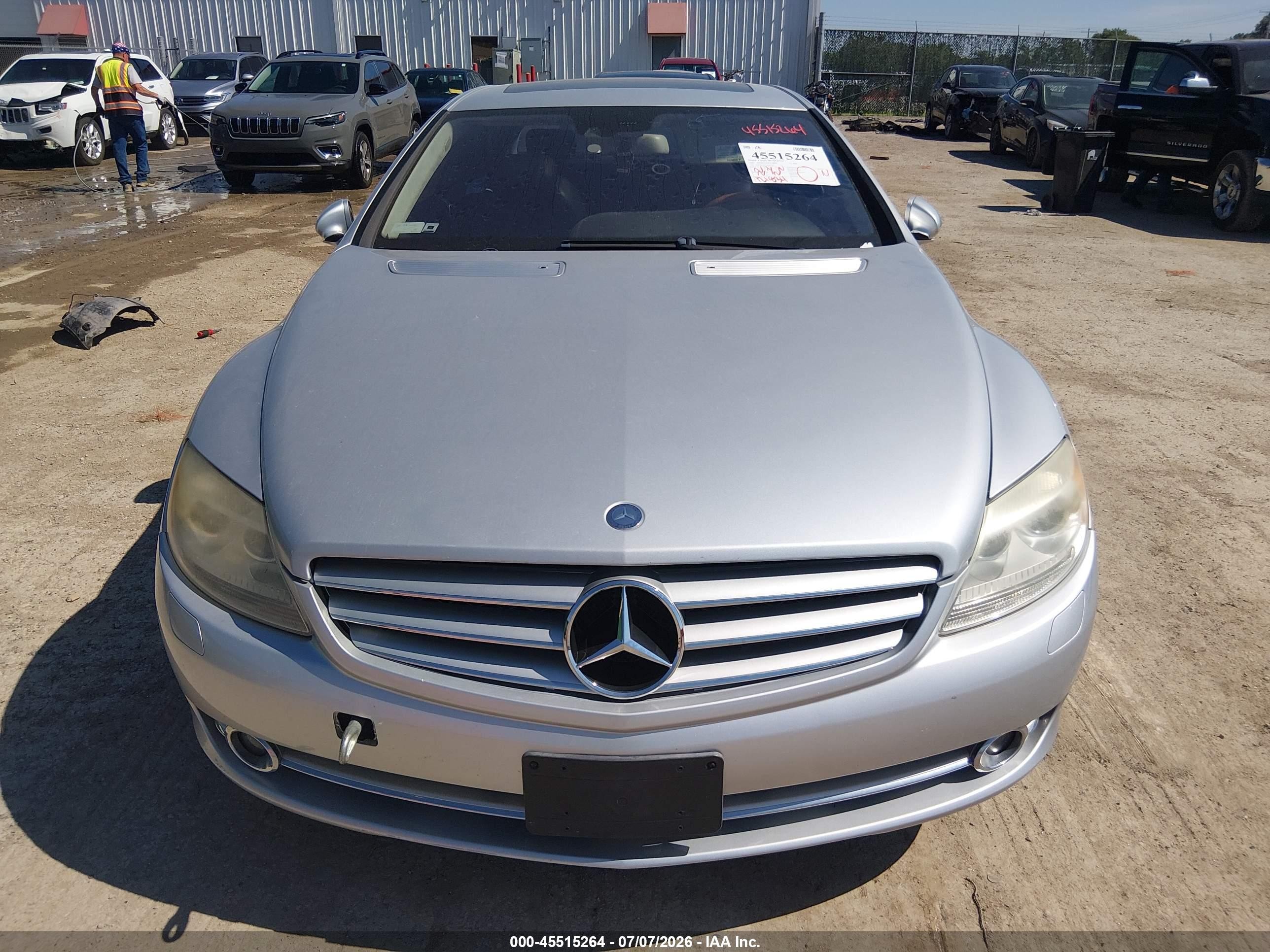 2007 Mercedes-benz Cl 600   Серебряный vin: WDDEJ76X57A003292