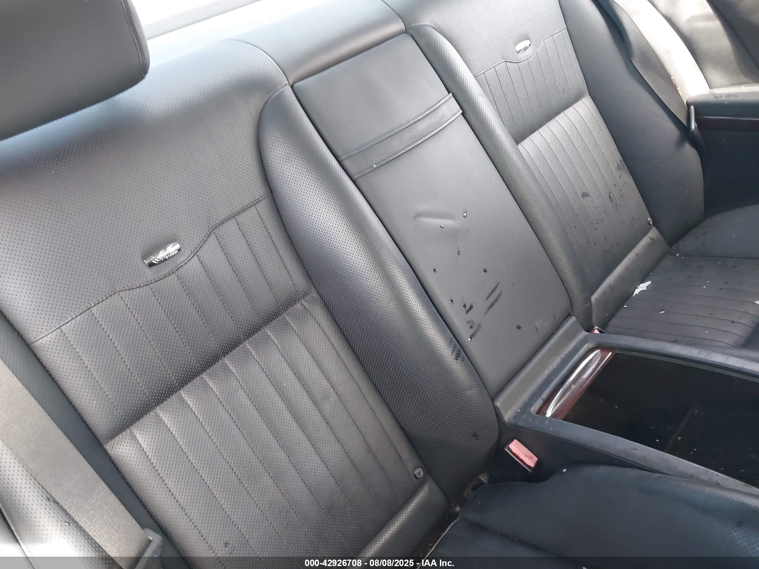 2008 Mercedes-benz Cl 600   Black vin: WDDEJ76X78A011282