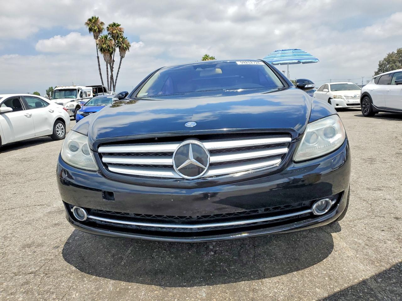 2008 Mercedes-benz Cl 600 Black vin: WDDEJ76X78A014618