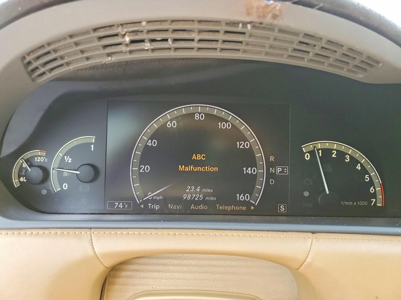 2008 Mercedes-benz Cl 600 Black vin: WDDEJ76X78A014618
