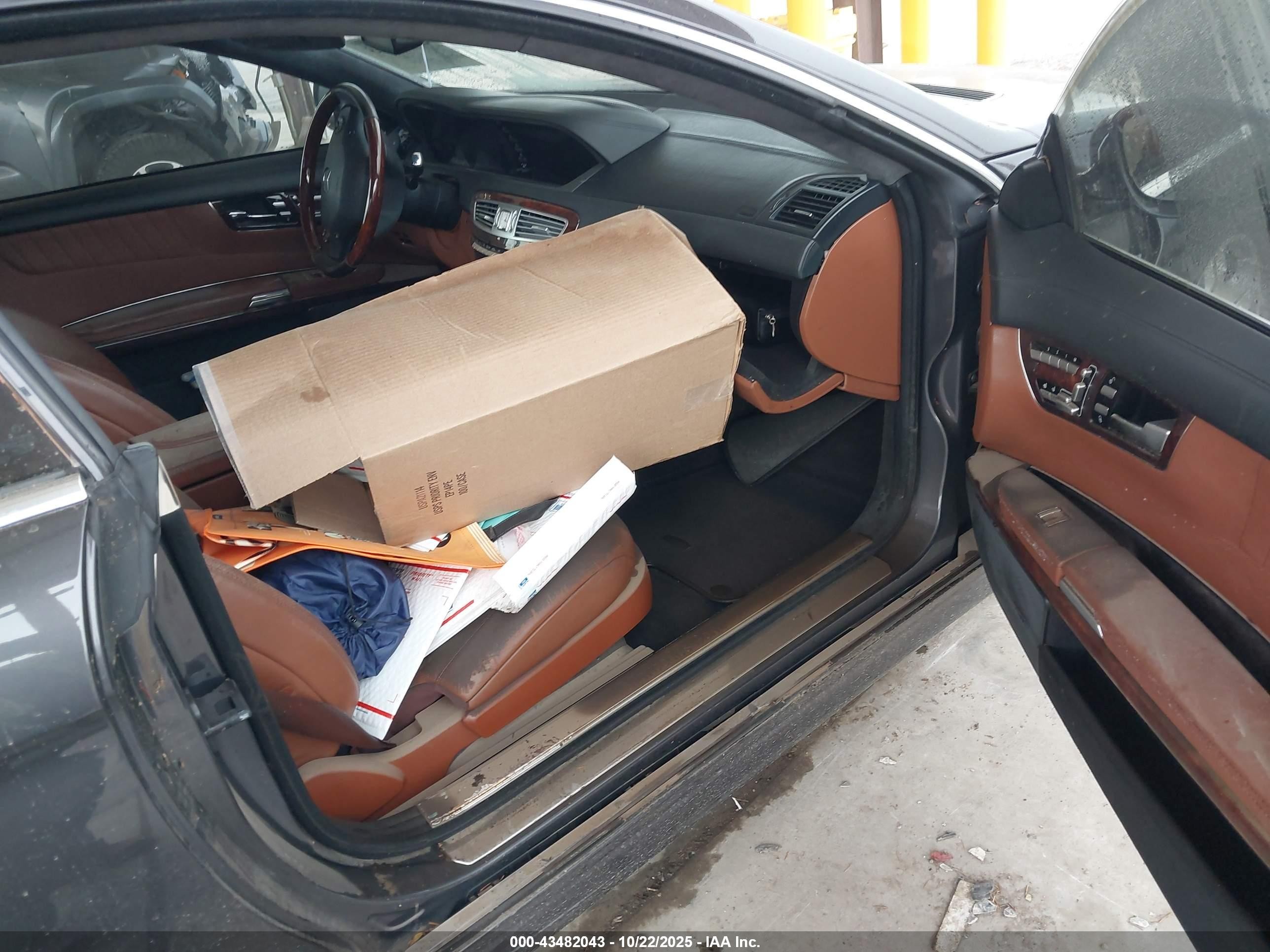 2007 Mercedes-benz Cl 600   Gray vin: WDDEJ76X97A007023
