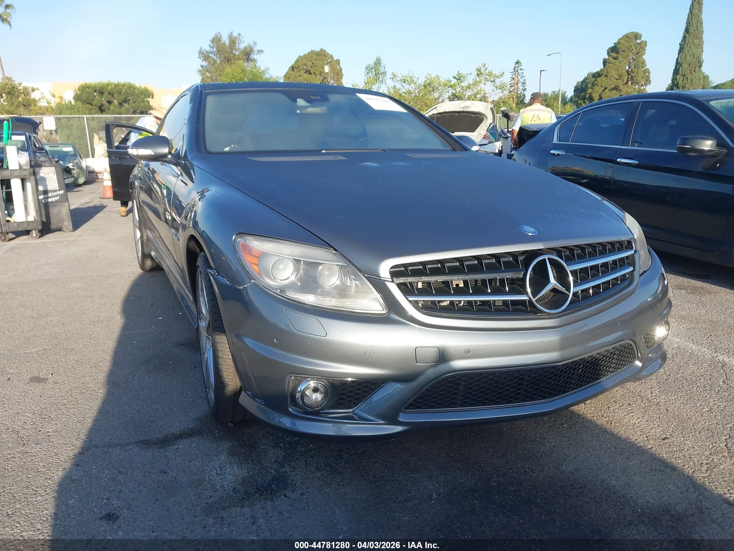 2008 Mercedes-benz Cl 63 Amg   Gray vin: WDDEJ77X08A016855