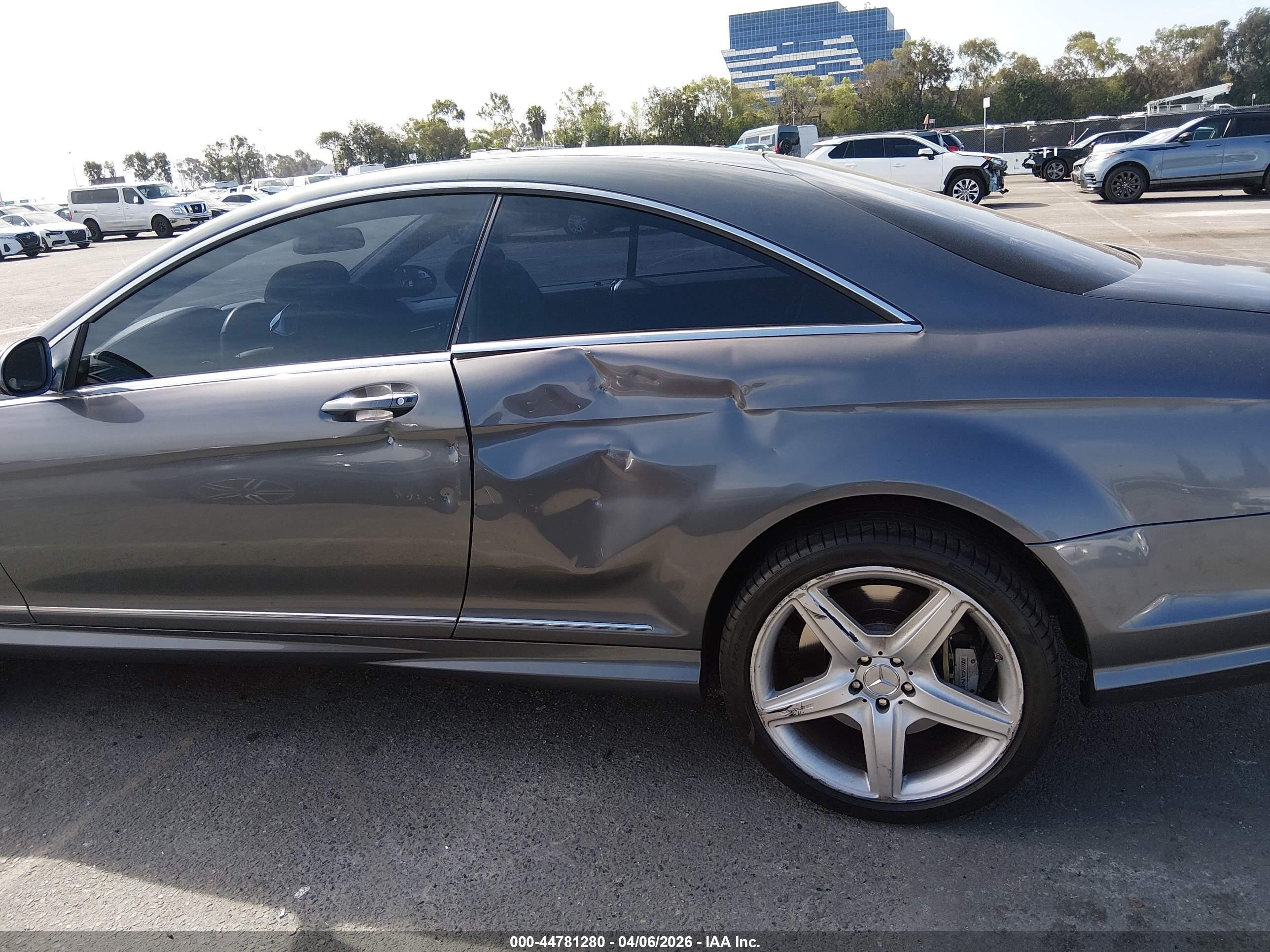 2008 Mercedes-benz Cl 63 Amg   Gray vin: WDDEJ77X08A016855