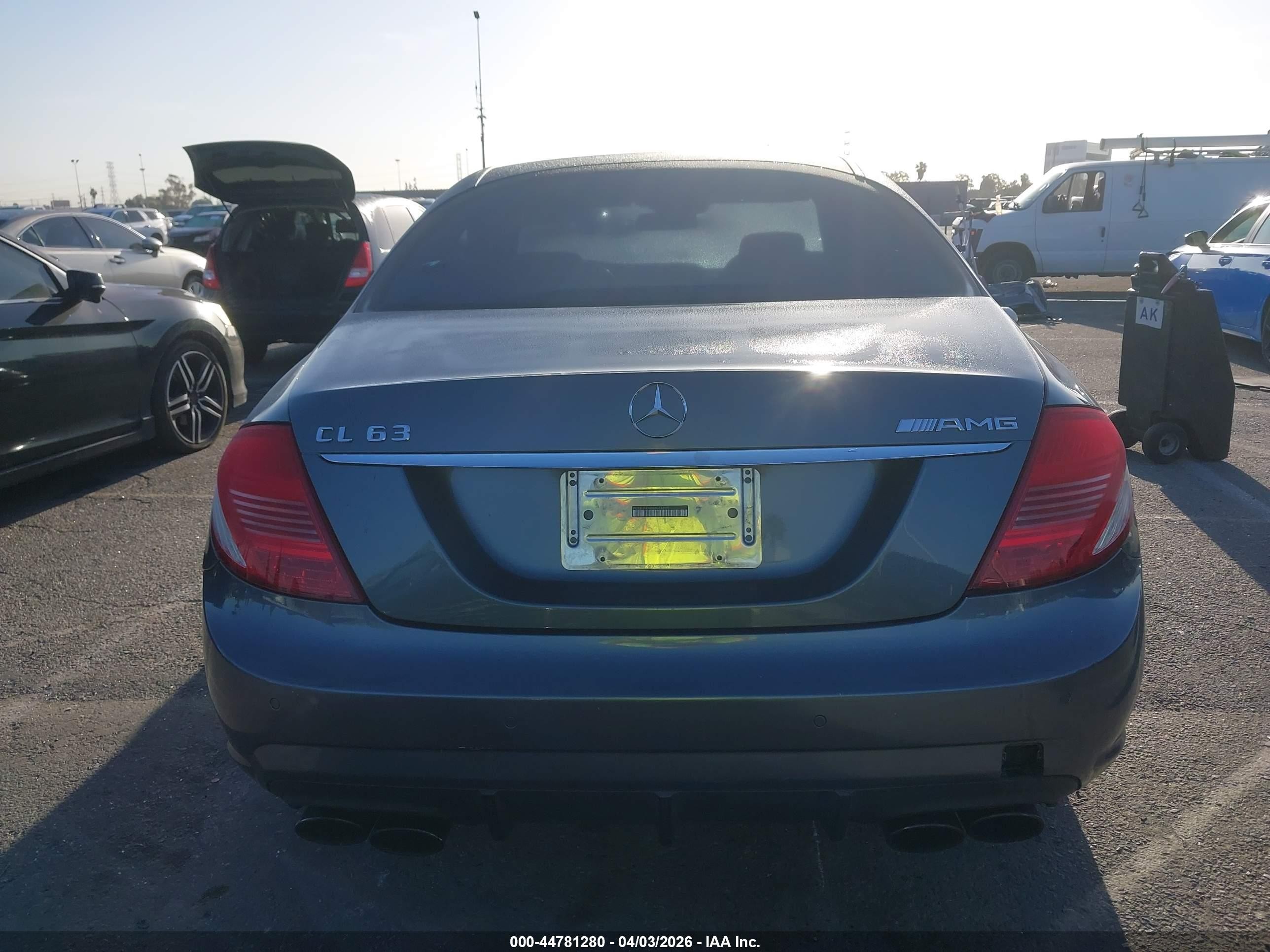 2008 Mercedes-benz Cl 63 Amg   Gray vin: WDDEJ77X08A016855