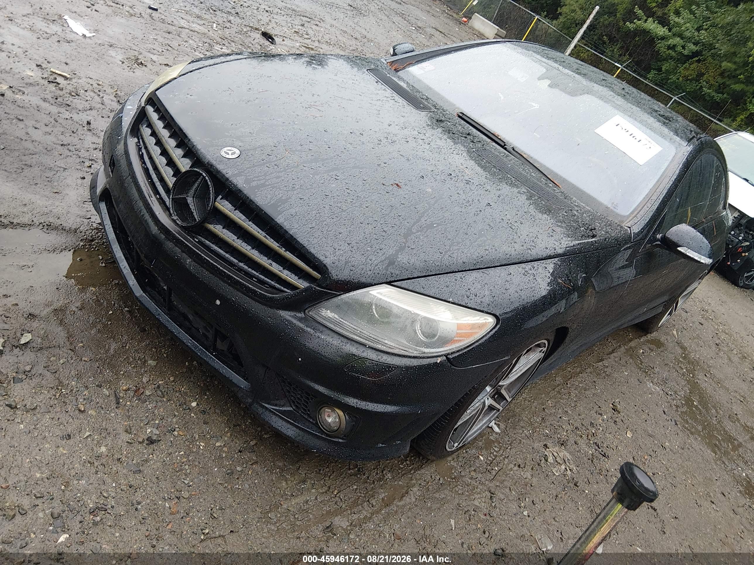 2008 Mercedes-benz Cl 63 Amg Black vin: WDDEJ77X18A010966