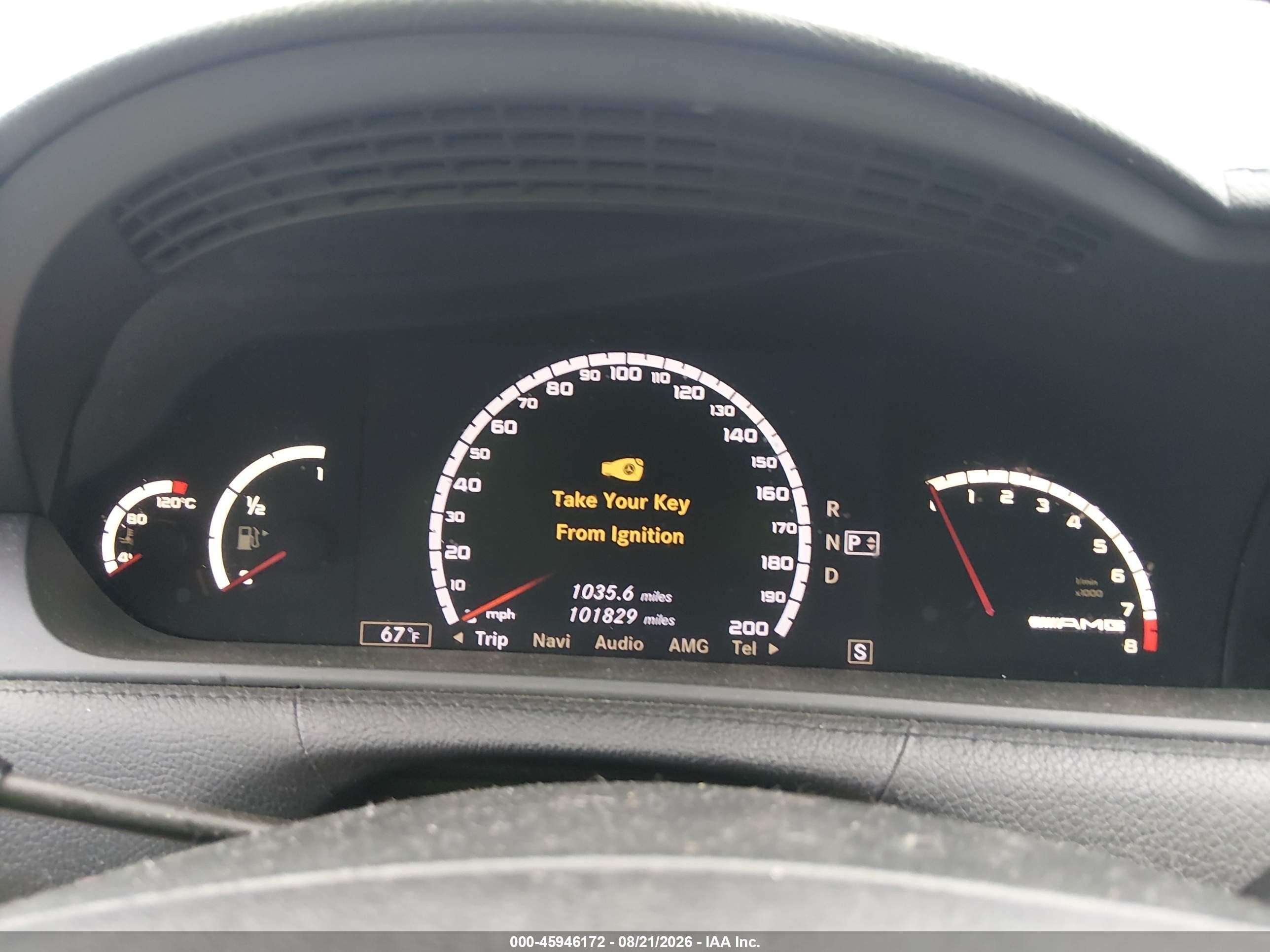 2008 Mercedes-benz Cl 63 Amg Black vin: WDDEJ77X18A010966