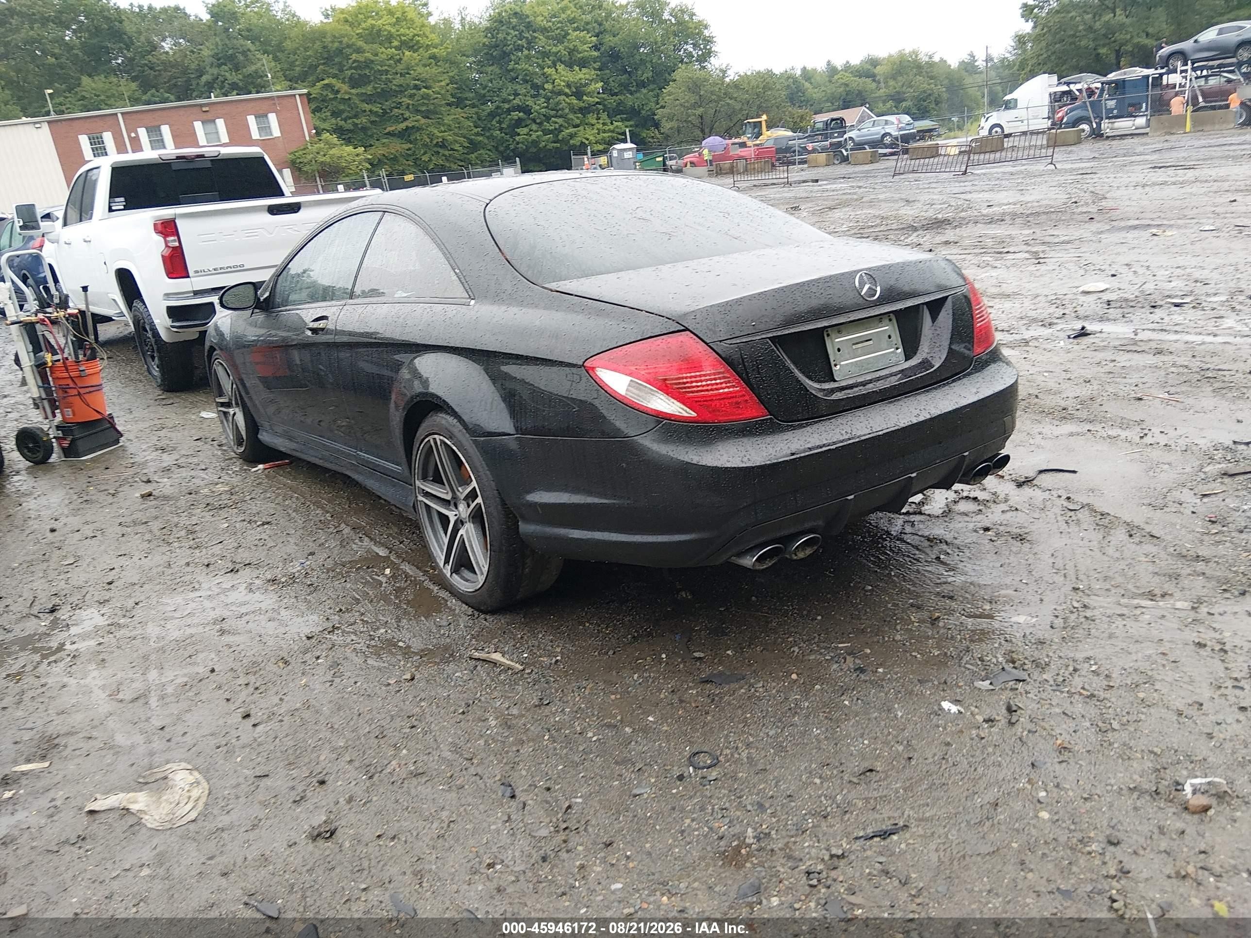2008 Mercedes-benz Cl 63 Amg Black vin: WDDEJ77X18A010966