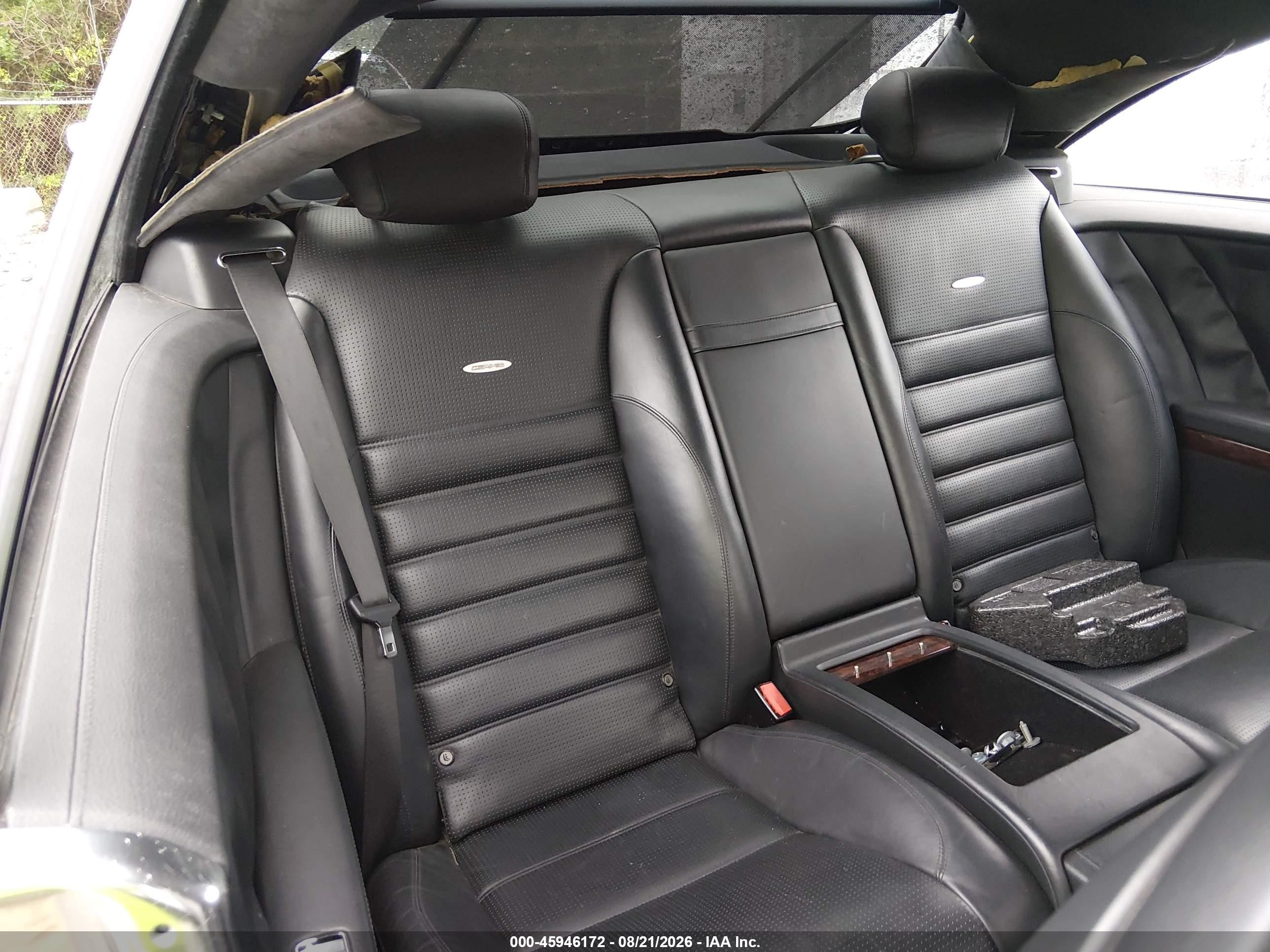 2008 Mercedes-benz Cl 63 Amg Black vin: WDDEJ77X18A010966
