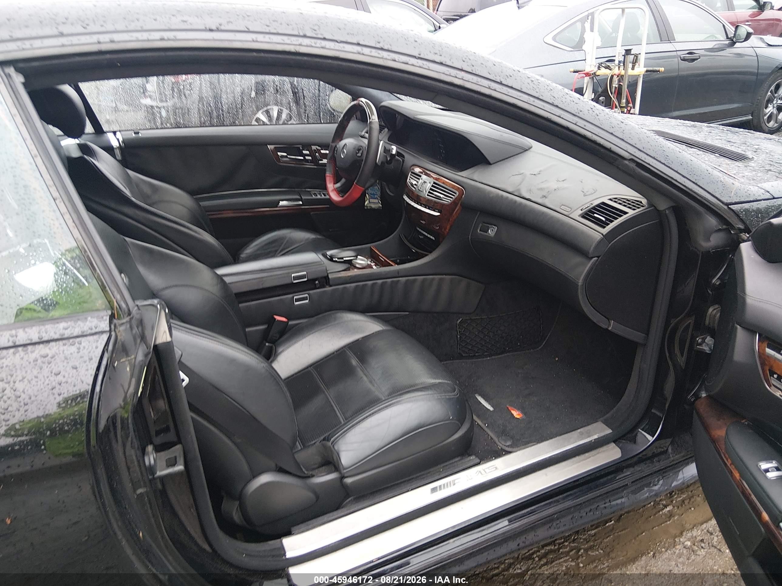 2008 Mercedes-benz Cl 63 Amg Black vin: WDDEJ77X18A010966
