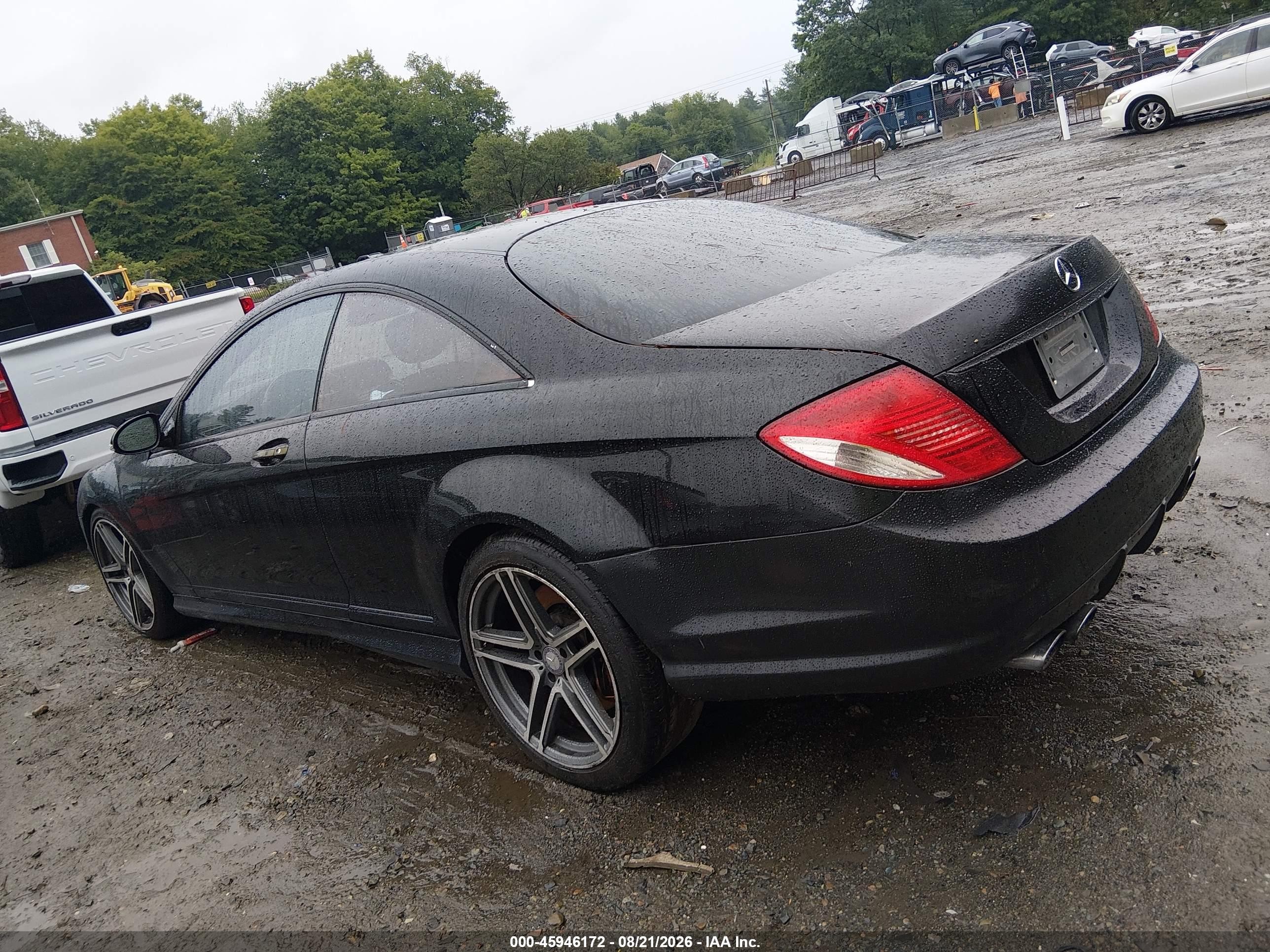 2008 Mercedes-benz Cl 63 Amg Black vin: WDDEJ77X18A010966