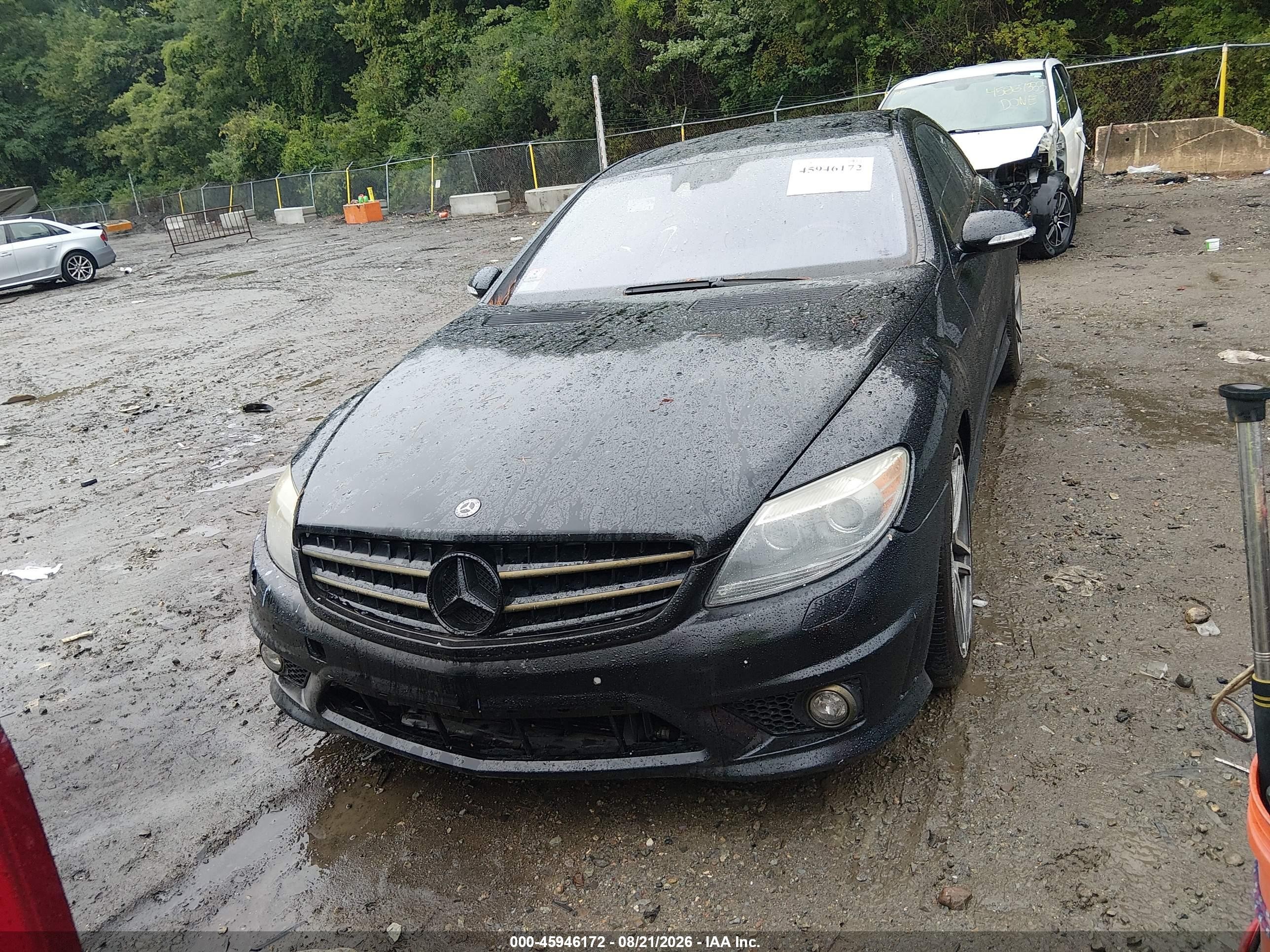 2008 Mercedes-benz Cl 63 Amg Black vin: WDDEJ77X18A010966