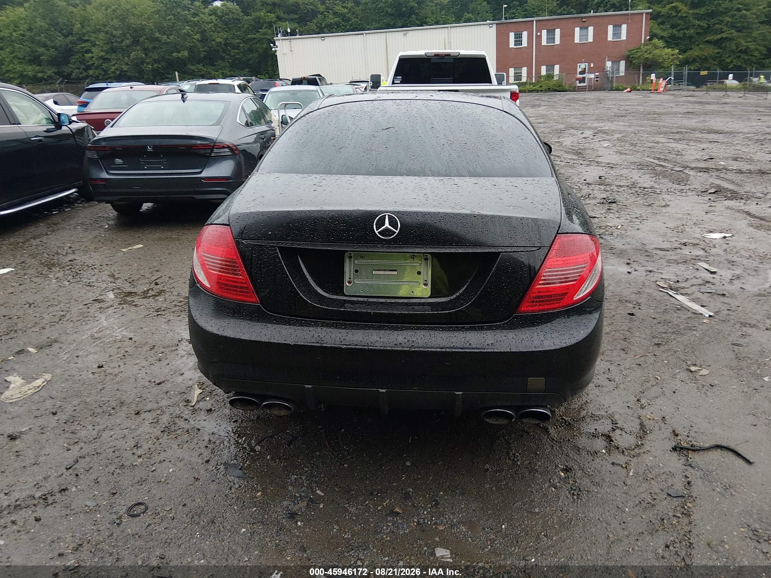 2008 Mercedes-benz Cl 63 Amg Black vin: WDDEJ77X18A010966