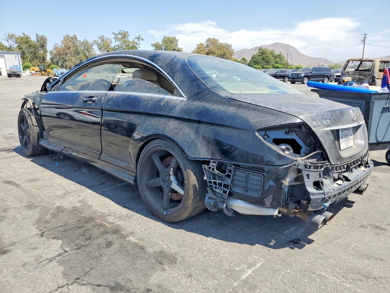 2009 Mercedes-benz Cl 63 Amg Black vin: WDDEJ77X59A019784