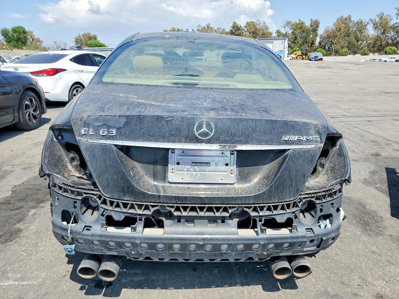2009 Mercedes-benz Cl 63 Amg Black vin: WDDEJ77X59A019784