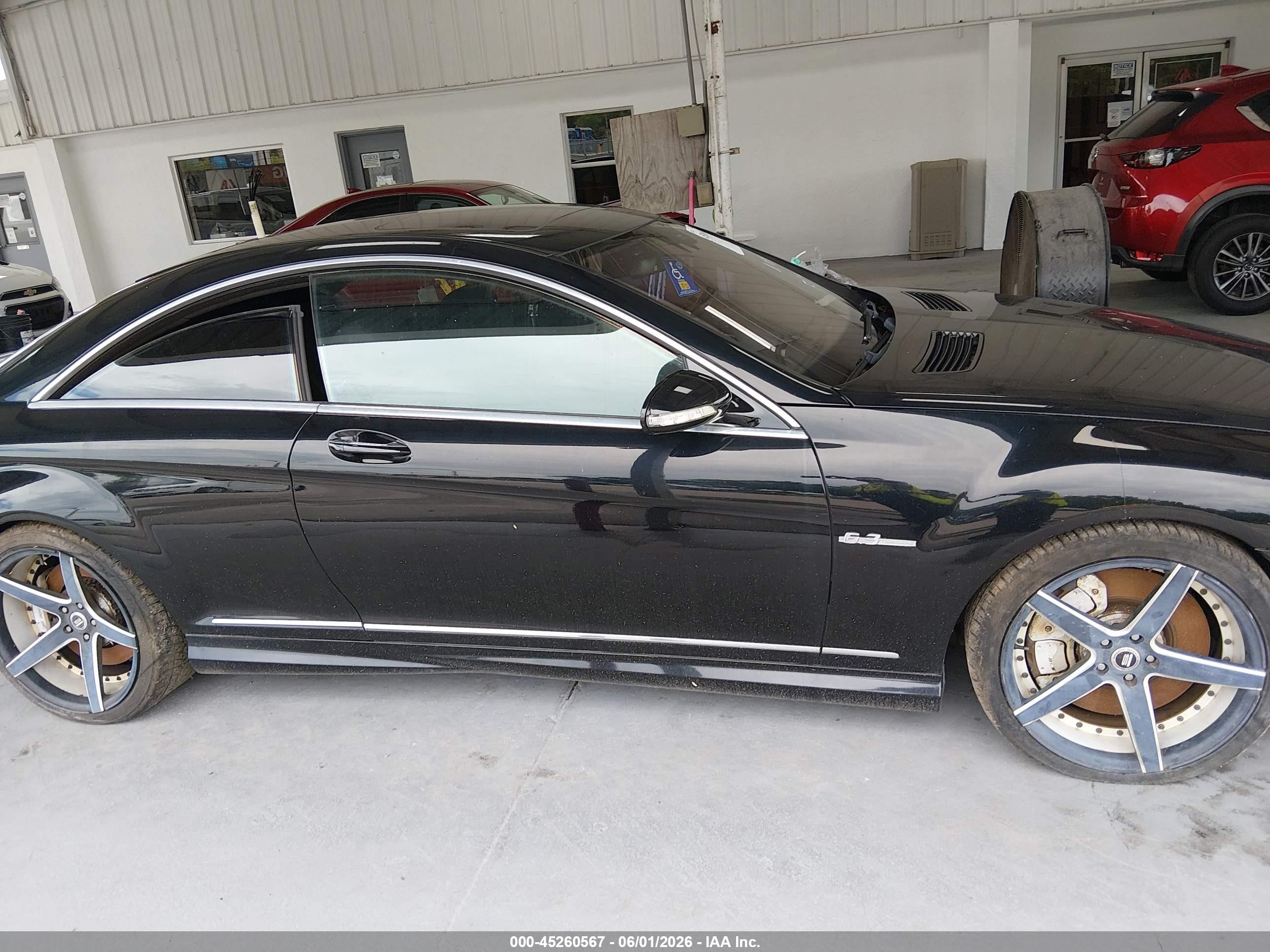 2008 Mercedes-benz Cl 63 Amg   Black vin: WDDEJ77X78A021373