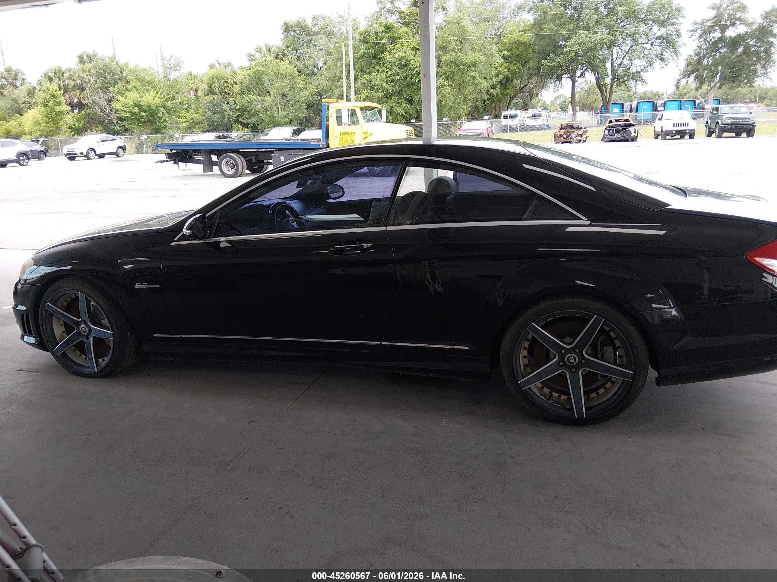 2008 Mercedes-benz Cl 63 Amg   Black vin: WDDEJ77X78A021373
