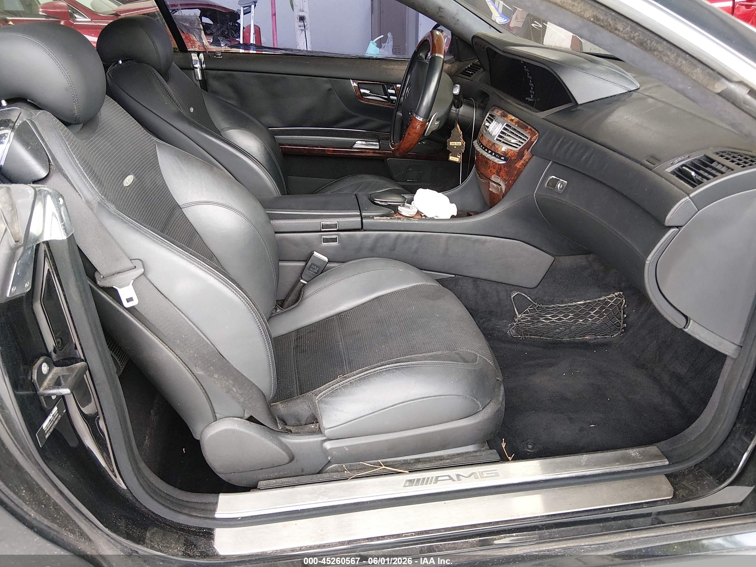2008 Mercedes-benz Cl 63 Amg   Black vin: WDDEJ77X78A021373
