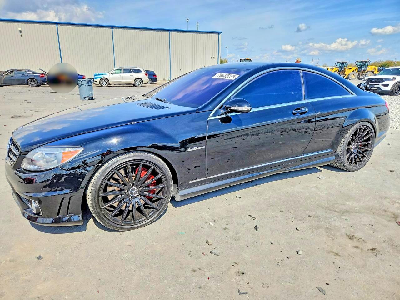 2009 Mercedes-benz Cl 63 Amg Black vin: WDDEJ77X79A020984