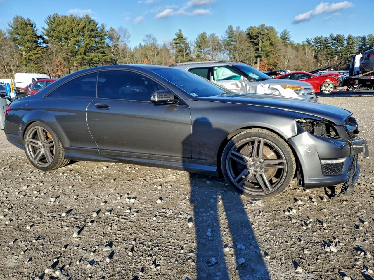 2011 Mercedes-benz Cl 63 Amg Серый vin: WDDEJ7EB0BA027935