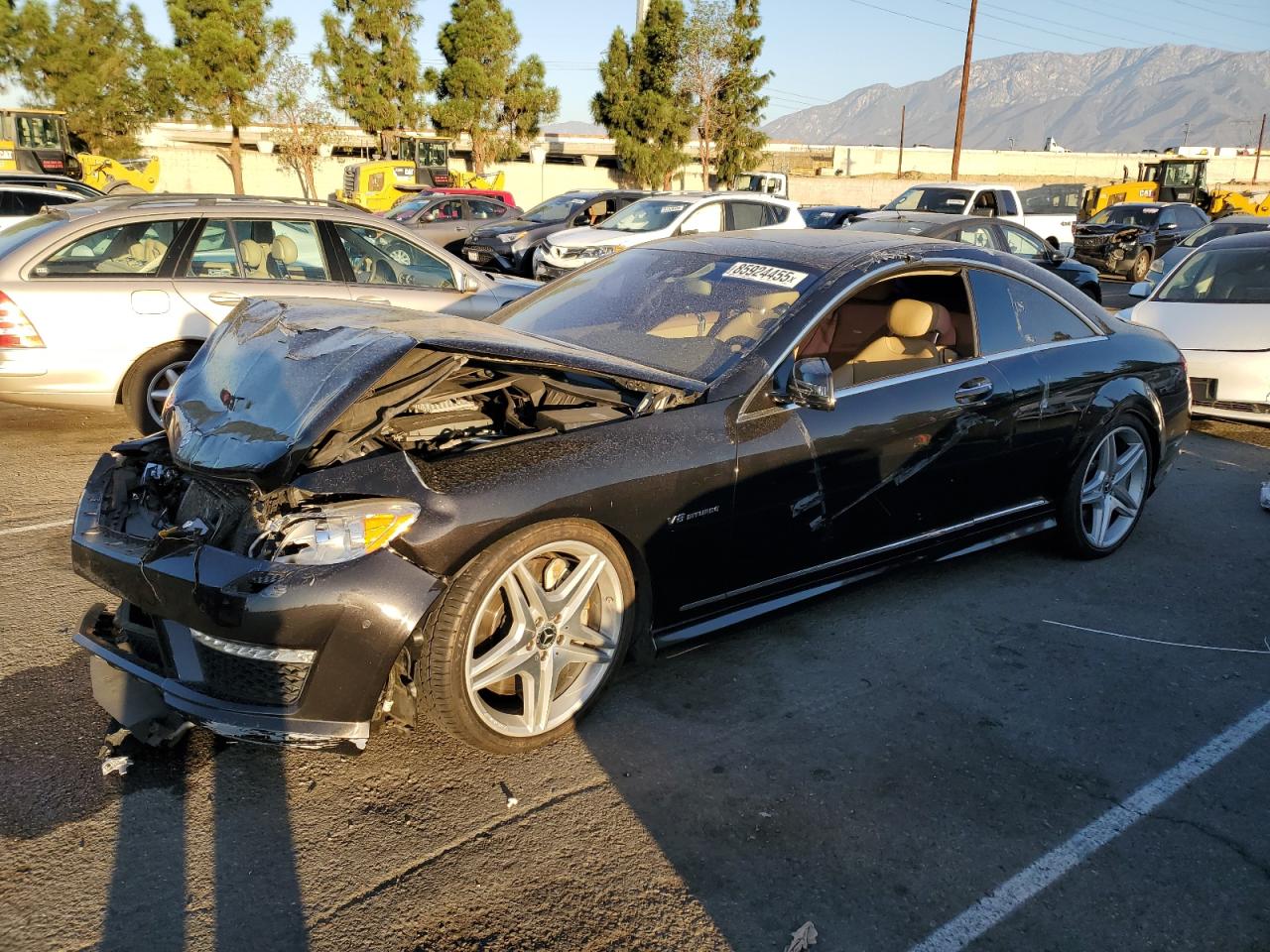 2012 Mercedes-benz Cl 63 Amg Black vin: WDDEJ7EB1CA029582