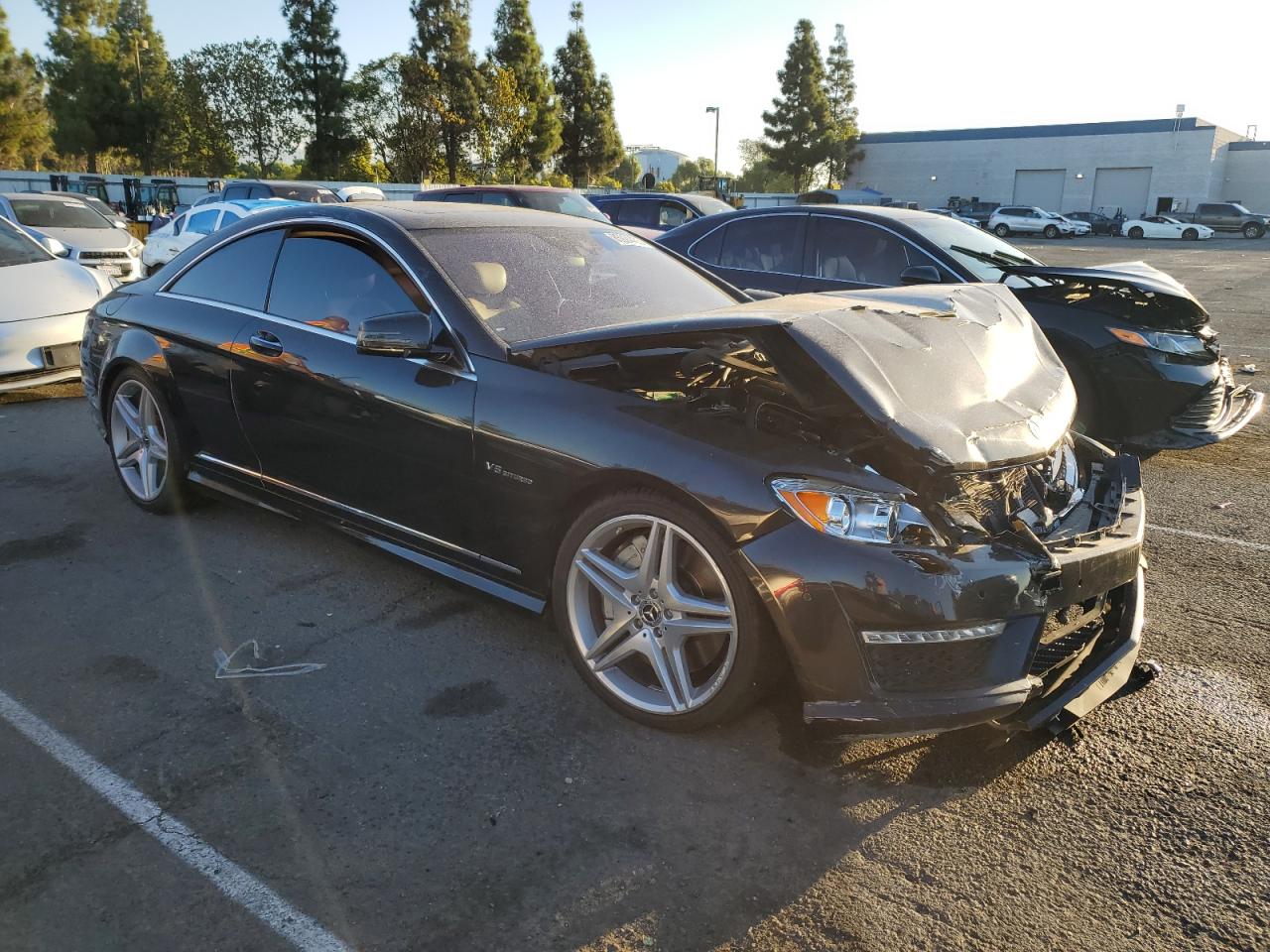 2012 Mercedes-benz Cl 63 Amg Черный vin: WDDEJ7EB1CA029582
