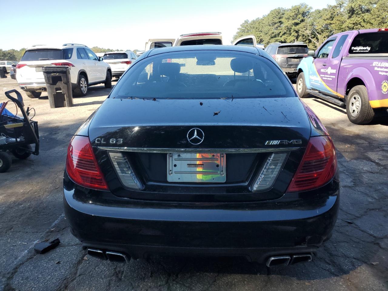 2012 Mercedes-benz Cl 63 Amg Black vin: WDDEJ7EB2CA029431