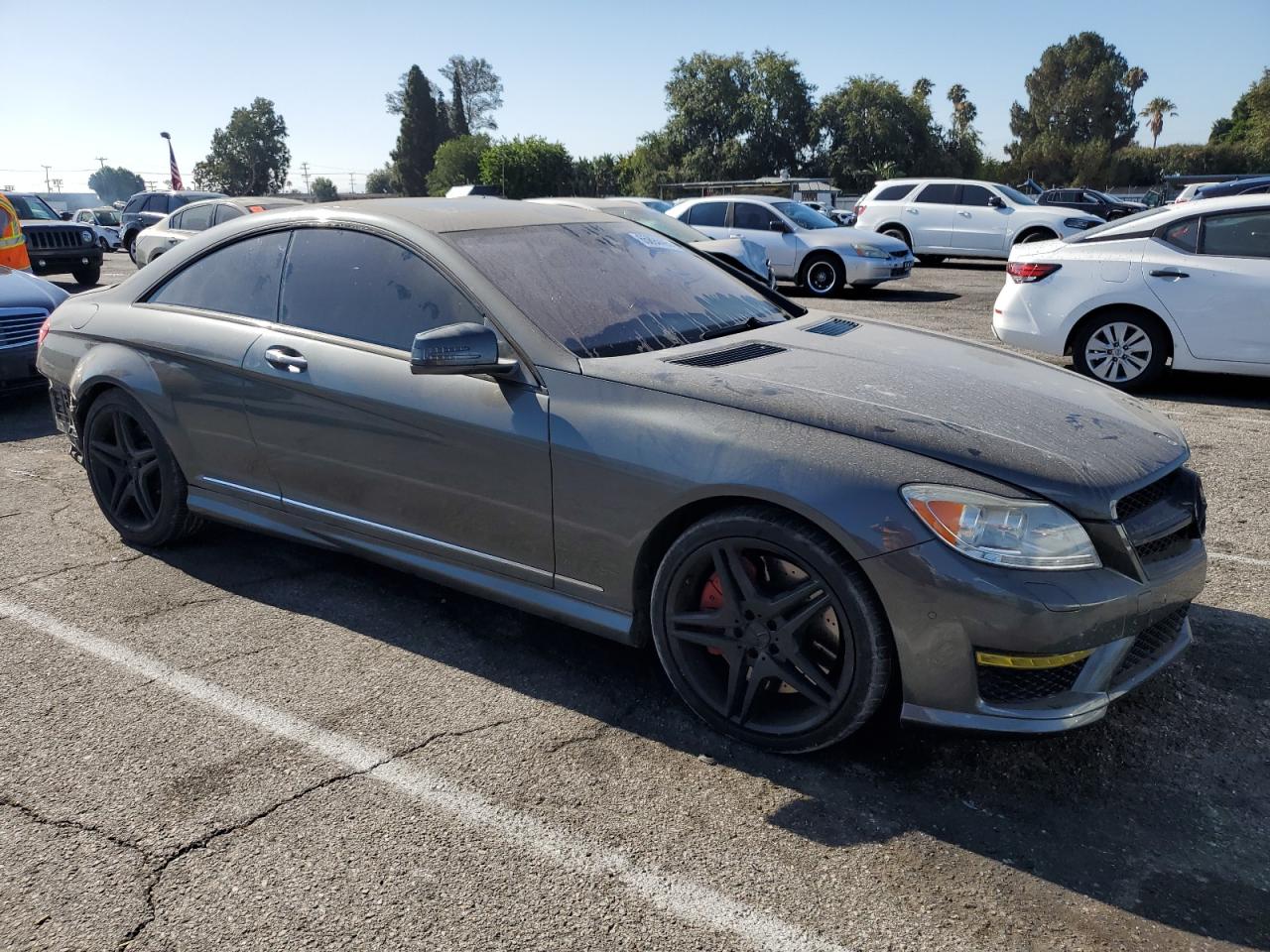 2012 Mercedes-benz Cl 63 Amg Серый vin: WDDEJ7EB4CA029429