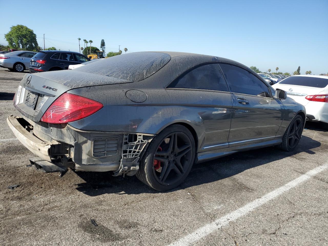 2012 Mercedes-benz Cl 63 Amg Серый vin: WDDEJ7EB4CA029429