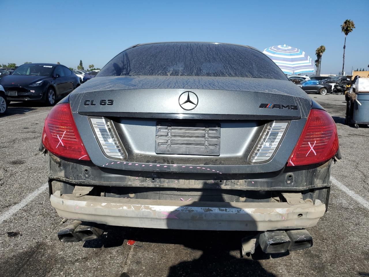 2012 Mercedes-benz Cl 63 Amg Серый vin: WDDEJ7EB4CA029429