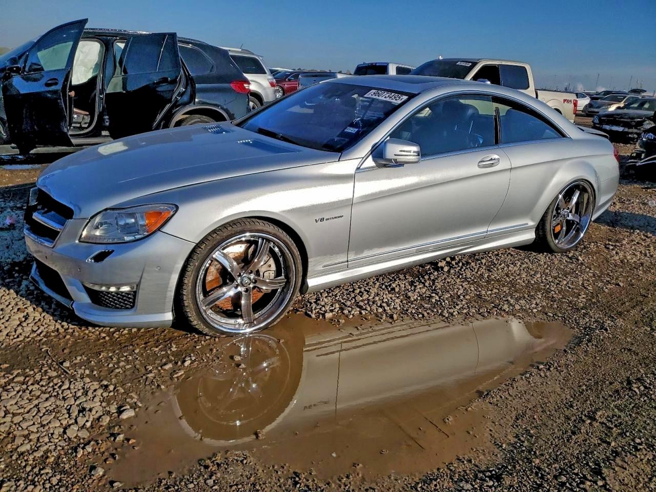 2011 Mercedes-benz Cl 63 Amg Silver vin: WDDEJ7EB5BA027011
