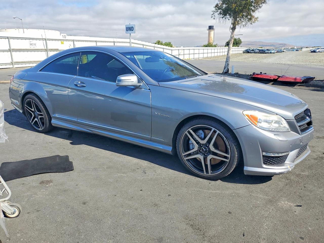 2012 Mercedes-benz Cl 63 Amg Gray vin: WDDEJ7EB7CA028825