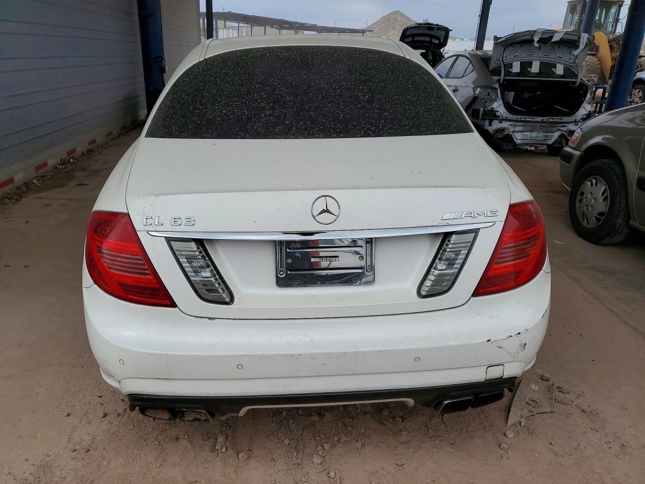 2012 Mercedes-benz Cl 63 Amg White vin: WDDEJ7EB7CA029716