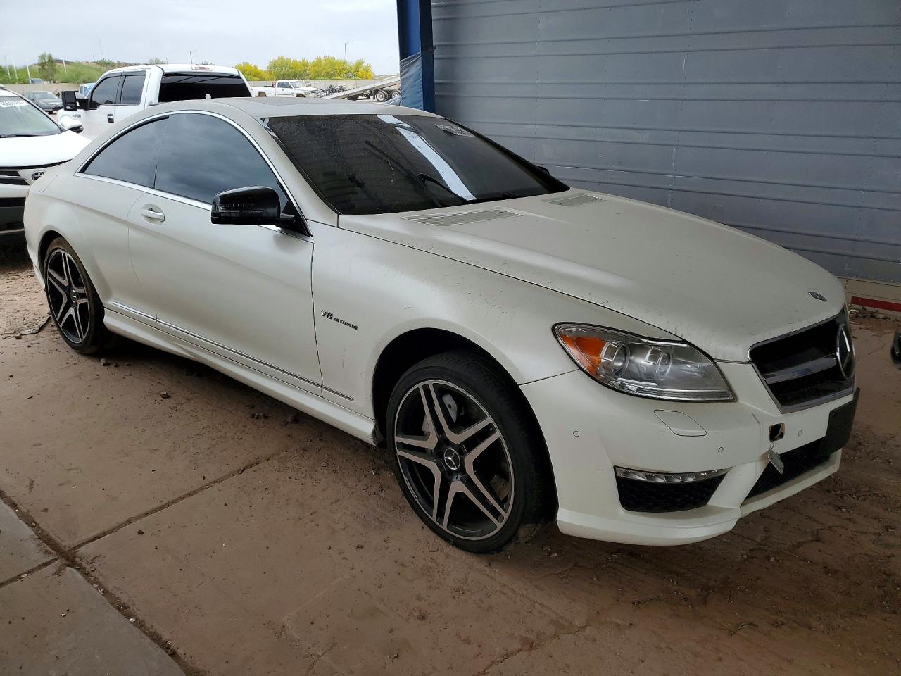 2012 Mercedes-benz Cl 63 Amg White vin: WDDEJ7EB7CA029716