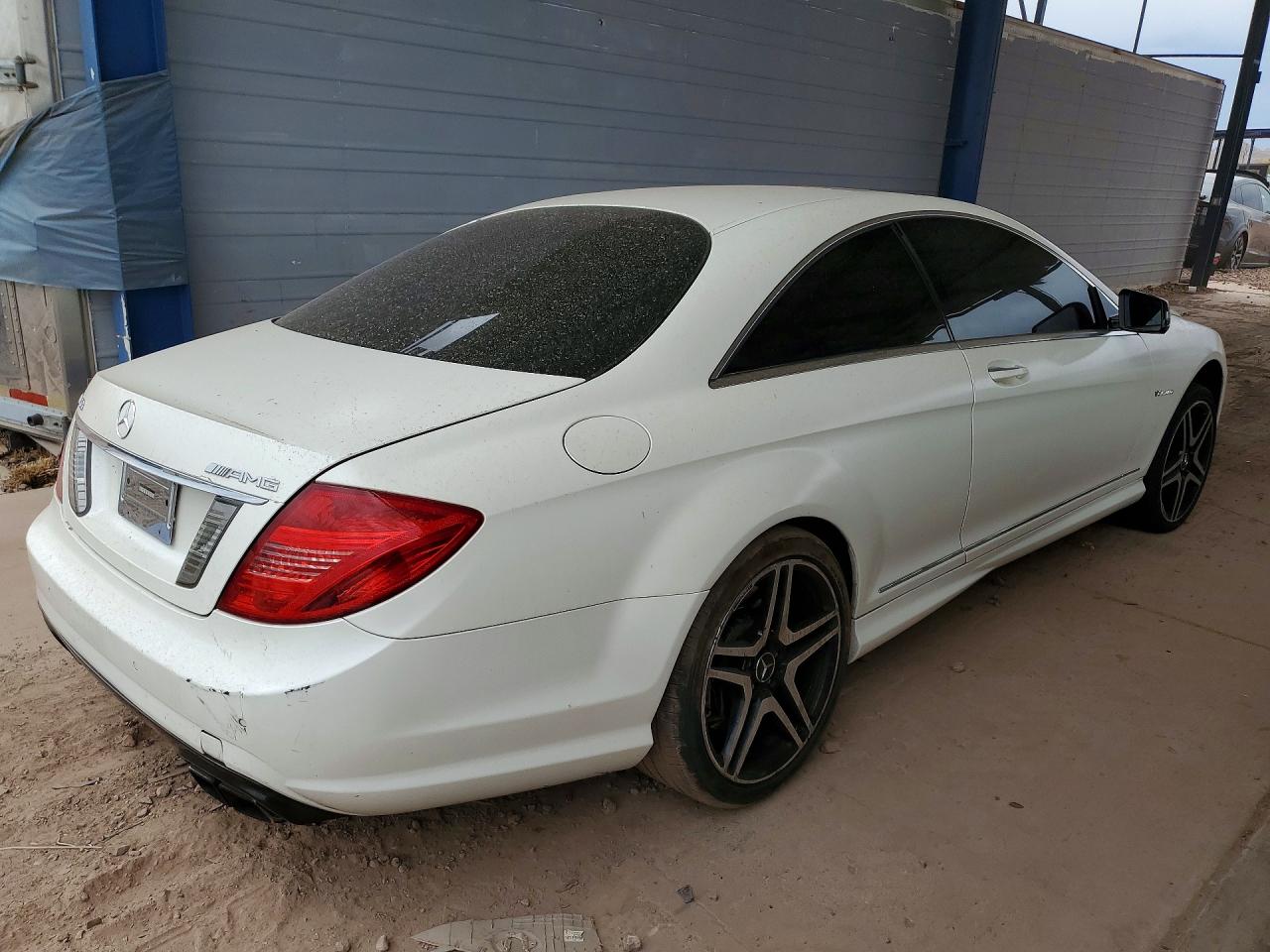 2012 Mercedes-benz Cl 63 Amg White vin: WDDEJ7EB7CA029716