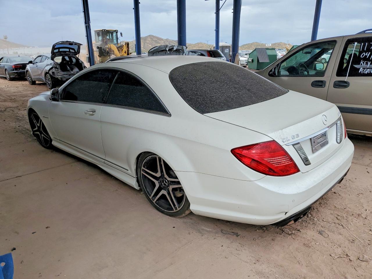 2012 Mercedes-benz Cl 63 Amg White vin: WDDEJ7EB7CA029716