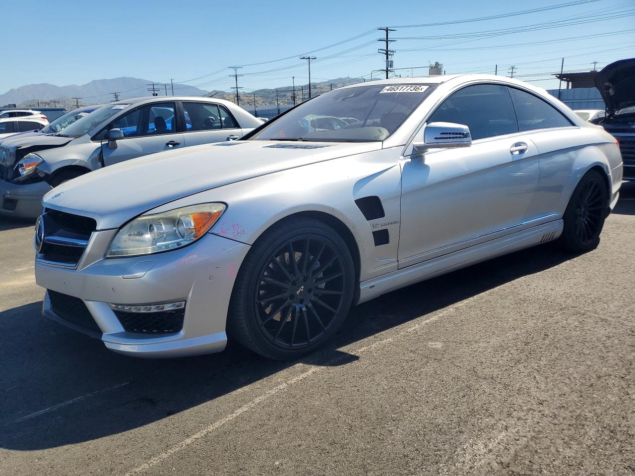 2011 Mercedes-benz Cl 600 Silver vin: WDDEJ7GBXBA026496