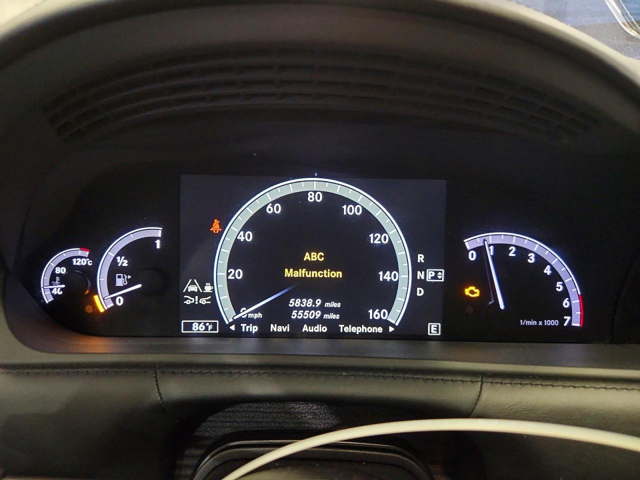 2011 Mercedes-benz Cl 600 Black vin: WDDEJ7GBXBA028040