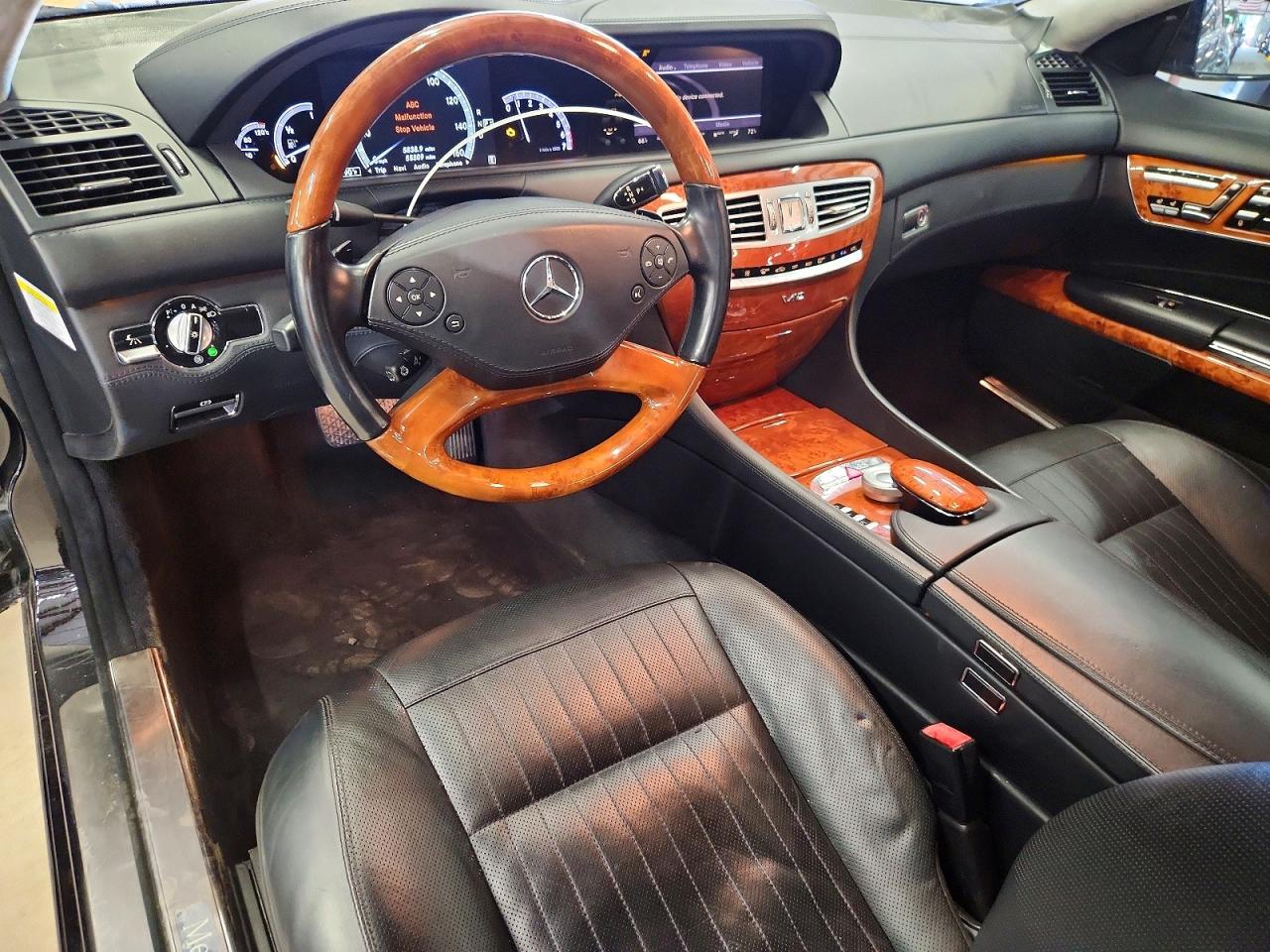 2011 Mercedes-benz Cl 600 Black vin: WDDEJ7GBXBA028040