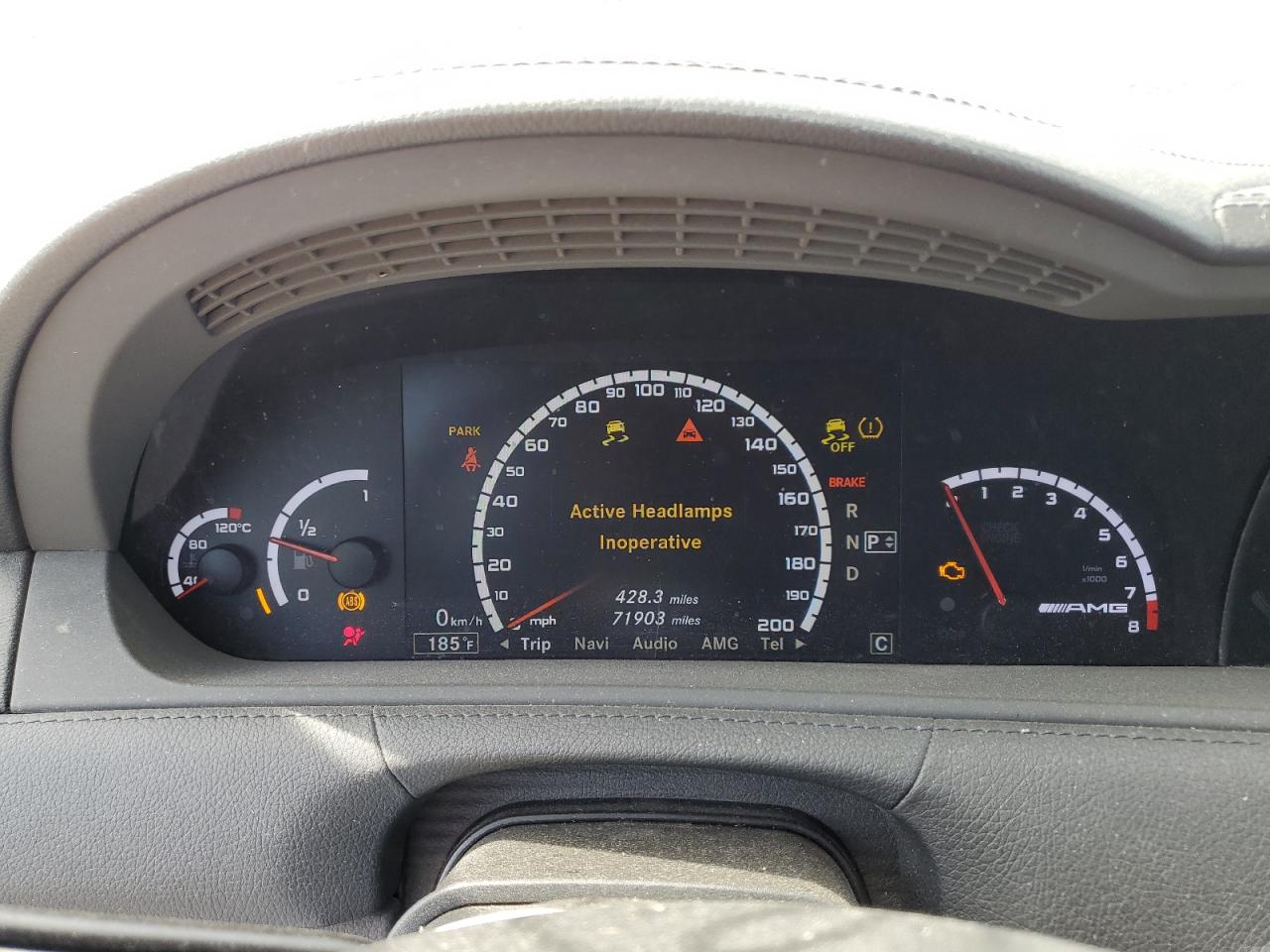 2010 Mercedes-benz Cl 63 Amg Gray vin: WDDEJ7HB1AA025136