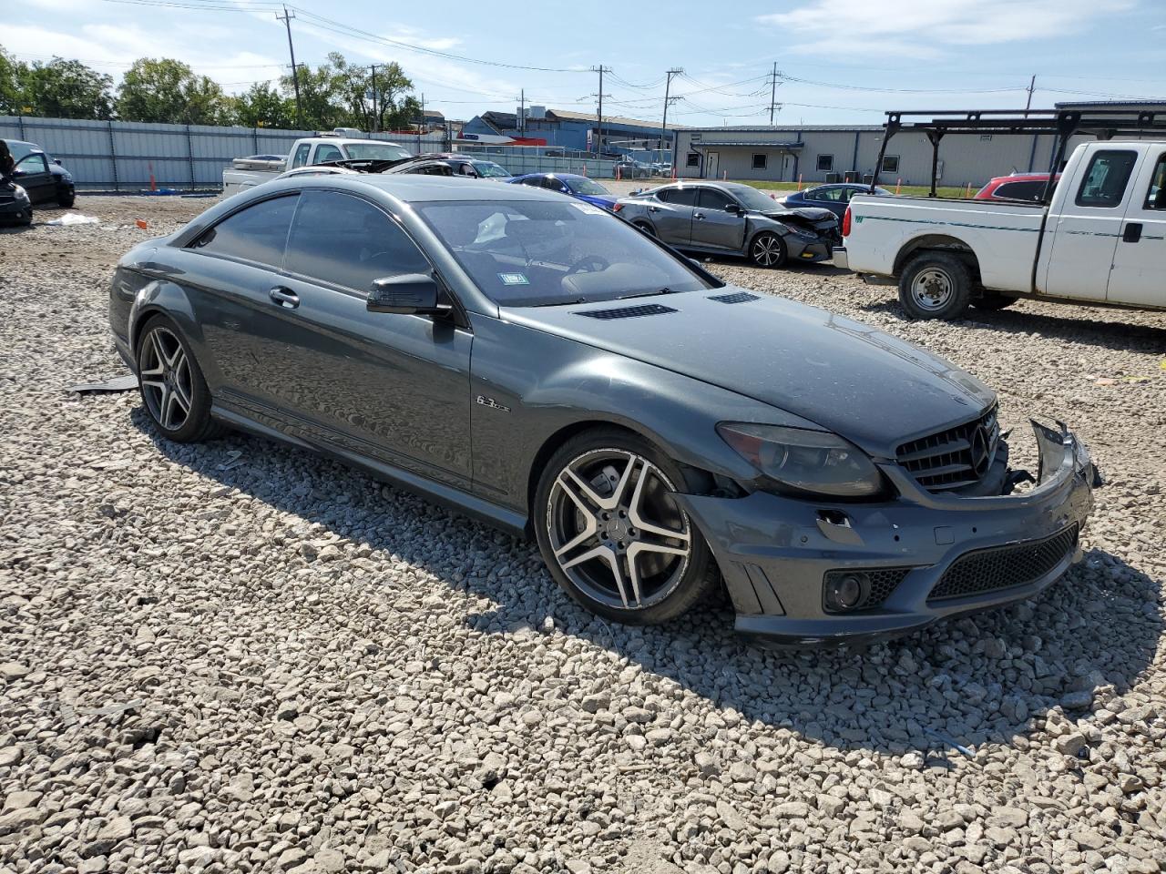 2010 Mercedes-benz Cl 63 Amg Gray vin: WDDEJ7HB1AA025136