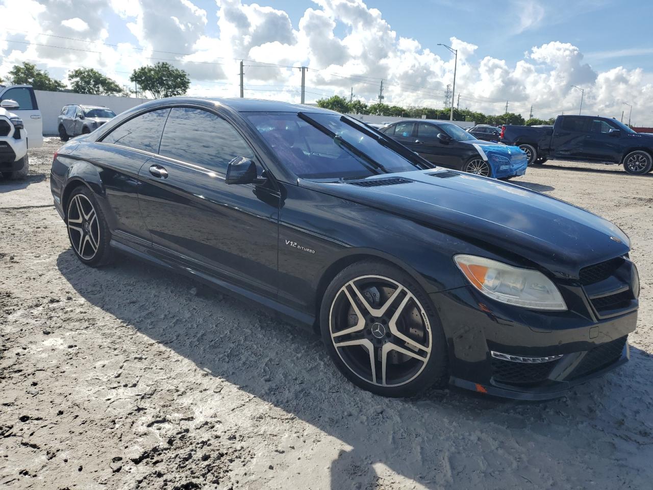 2011 Mercedes-benz Cl 65 Amg Black vin: WDDEJ7KB8BA027069