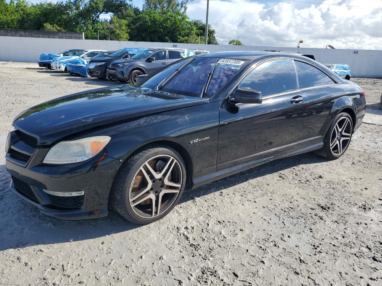 2011 Mercedes-benz Cl 65 Amg Black vin: WDDEJ7KB8BA027069