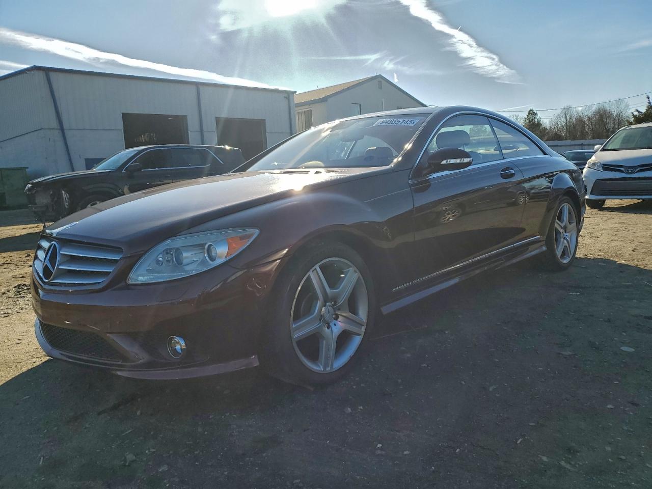 2009 Mercedes-benz Cl 550 4matic Burgundy vin: WDDEJ86X09A022602