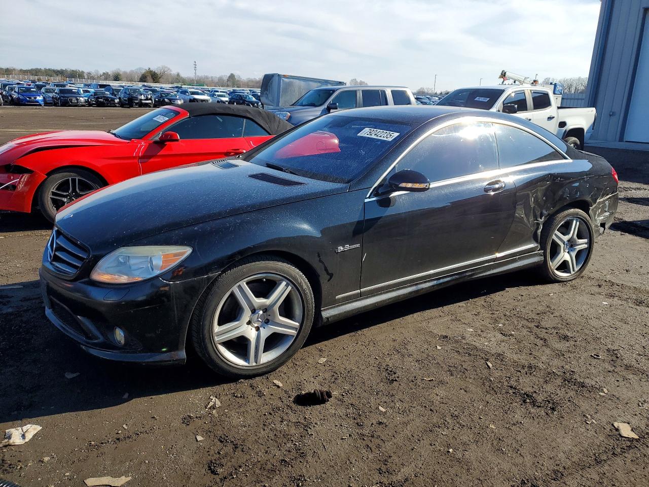 2009 Mercedes-benz Cl 550 4matic Black vin: WDDEJ86X19A021250