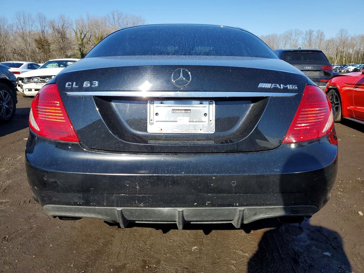 2009 Mercedes-benz Cl 550 4matic Black vin: WDDEJ86X19A021250