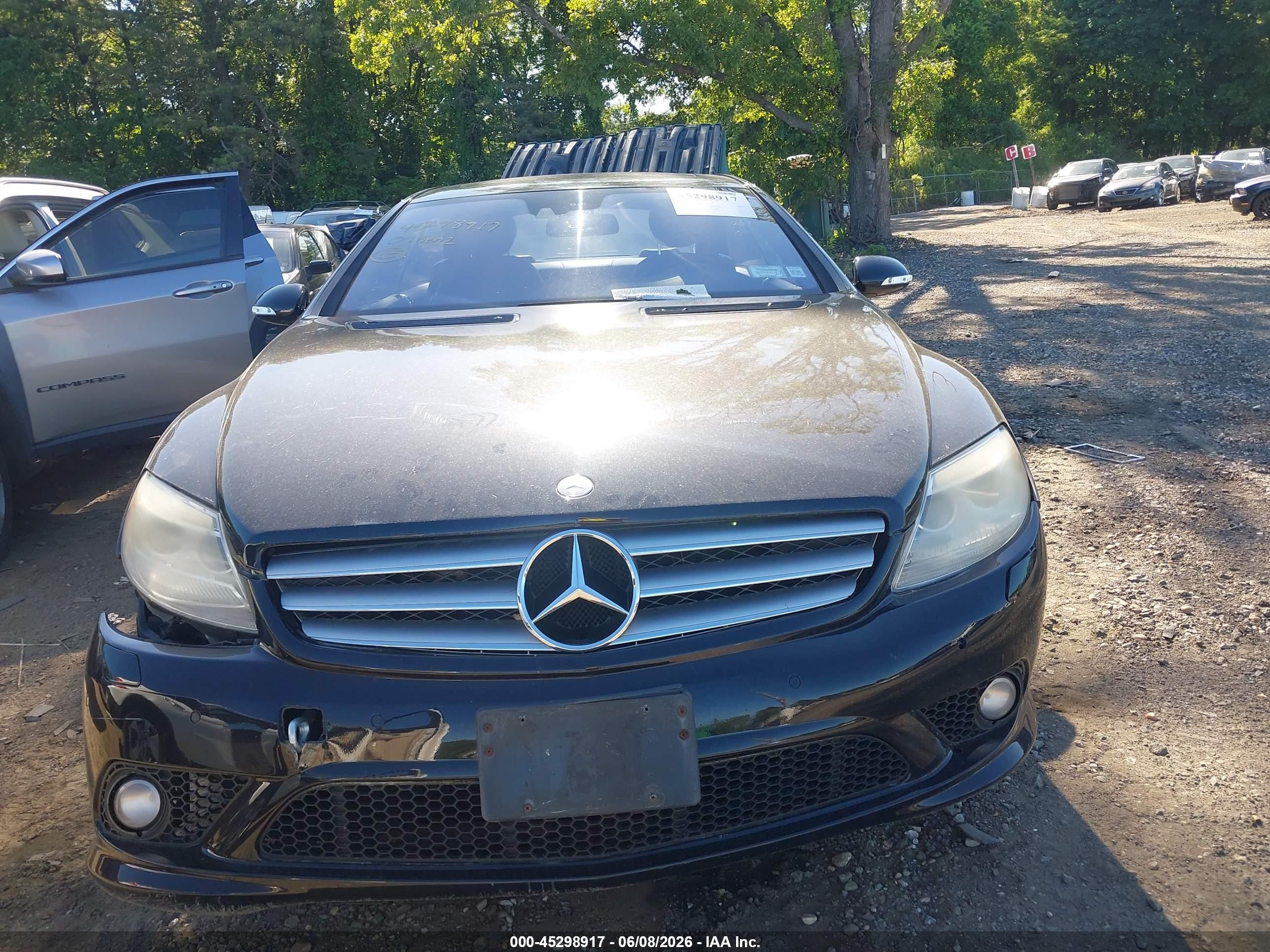 2009 Mercedes-benz Cl 550 4matic Черный vin: WDDEJ86X19A022298