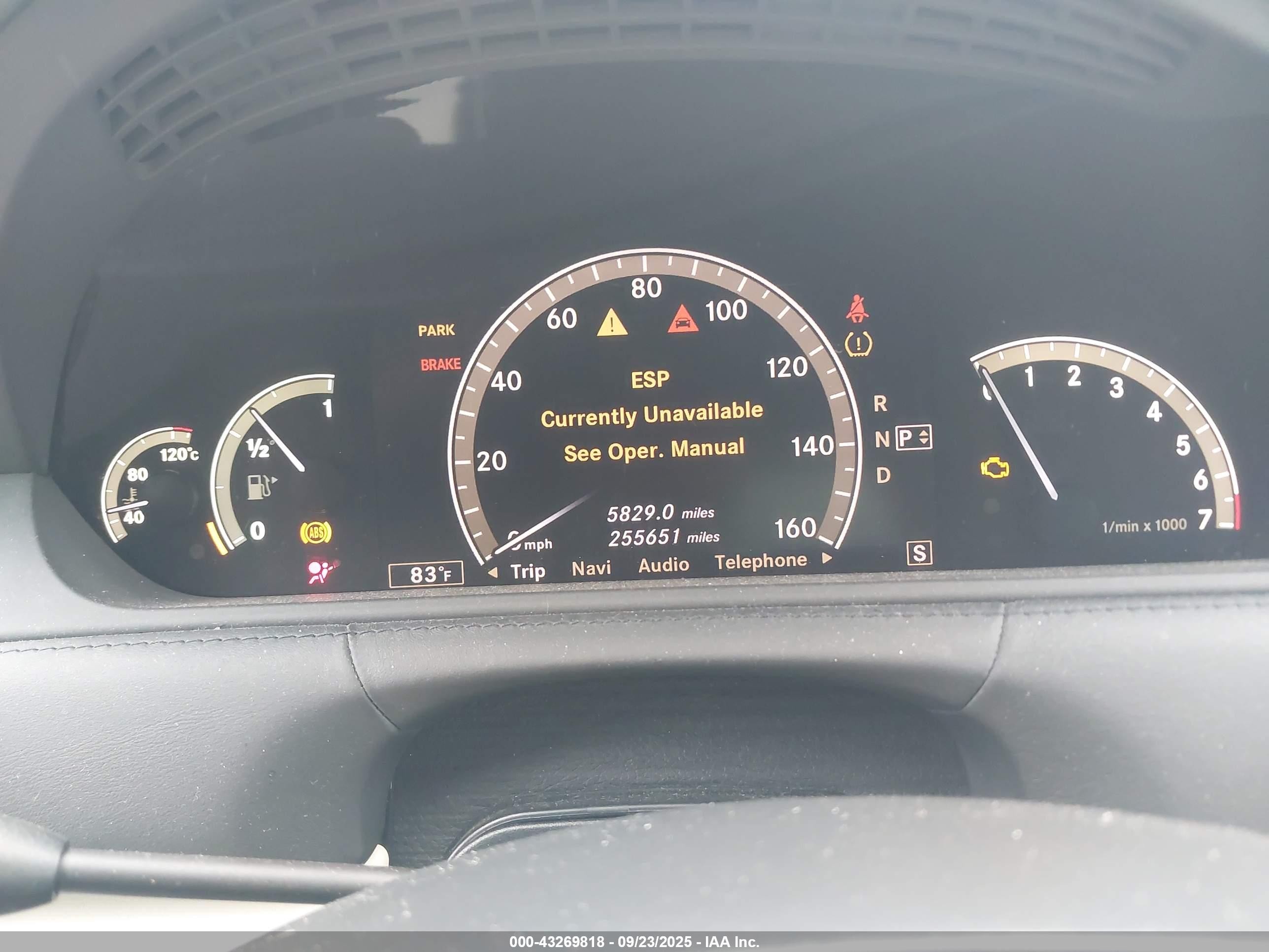 2009 Mercedes-benz Cl 550 4matic Белый vin: WDDEJ86X39A021038