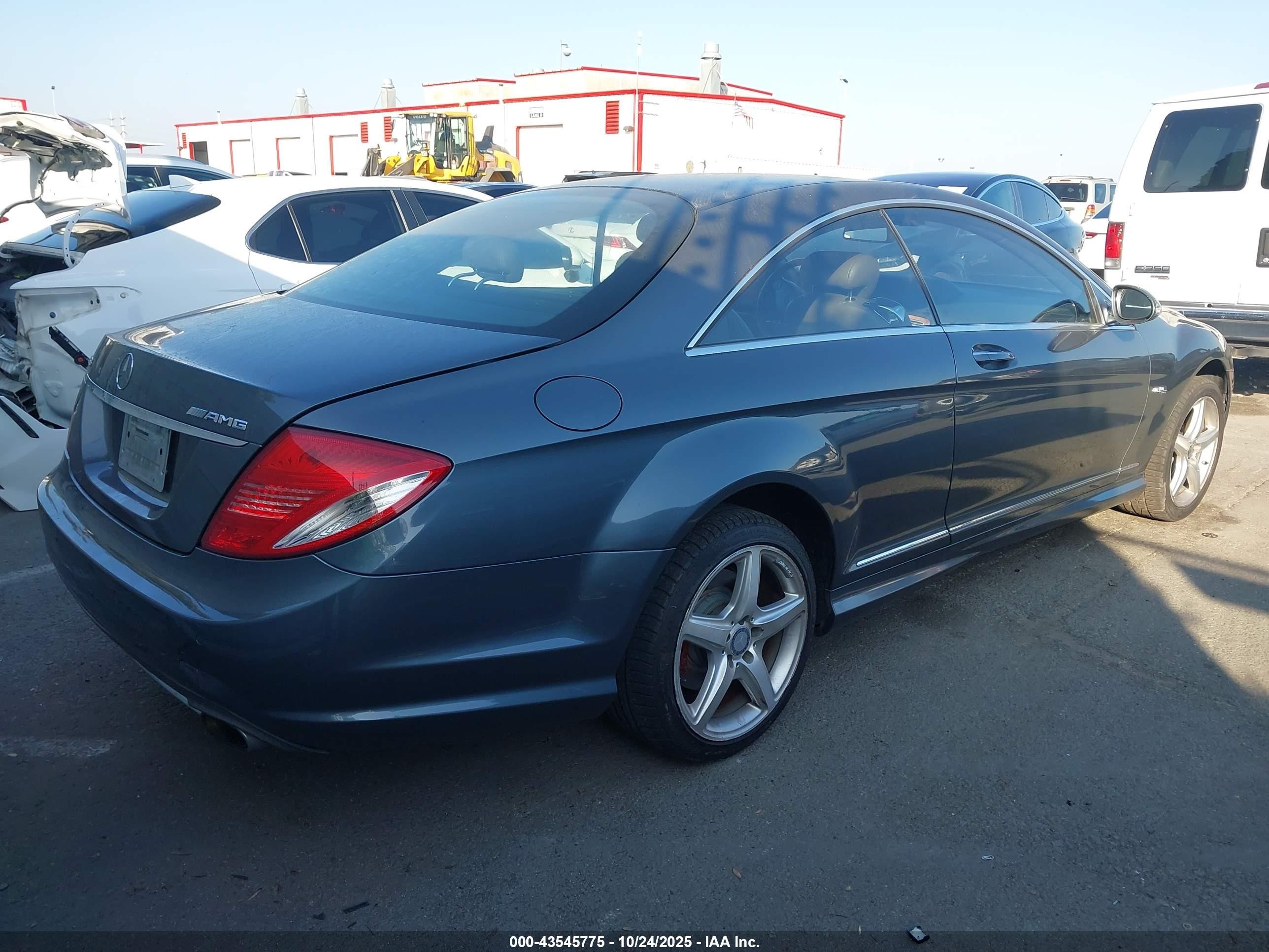 2009 Mercedes-benz Cl 550 4matic Серый vin: WDDEJ86X39A022609